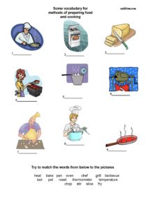 7 crucial kitchens and cooking vocabulary and expressions exercises