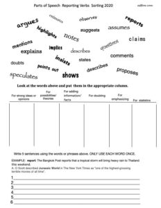 reported speech and indirect questions listening speaking exercises