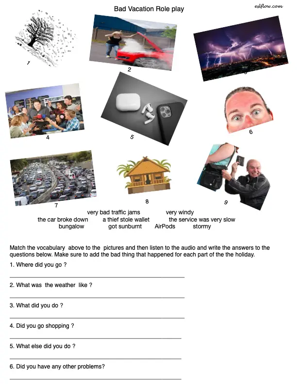 Telephoning ESL Role-Plays Activities Worksheets Games